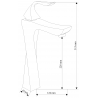 Mexen Estrella R02 set cadă, Crom - 72313R02-00