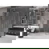 Mexen Velar L Duo cabină de duș glisantă 90 x 80 cm, transparent, nichel periat - 871-090-080-02-03-97