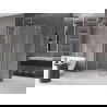 Mexen Velar L Duo cabină de duș culisantă 100 x 90 cm, mat, nichel periat - 871-100-090-02-33-97