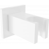 Mexen Cube suport de duș, alb - 79350-20