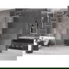 Mexen Velar kihúzható zuhanyfal 75 x 200 cm, matt üveg 8 mm, króm - 871-075-000-33-01