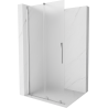 Mexen Velar zuhanyzó fal, összehúzható Walk-in 80 x 200 cm, frottír 8 mm, króm - 871-080-000-33-01