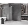 Mexen Velar tolóajtós zuhanyfal 85 x 200 cm, matt 8 mm, króm - 871-085-000-33-01
