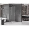 Mexen Velar tolóajtós zuhanyfal 85 x 200 cm, matt 8 mm, króm - 871-085-000-33-01