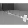 Mexen Velar zuhanyzó fal, összehúzható Walk-in 80 x 200 cm, frottír 8 mm, króm - 871-080-000-33-01