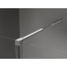 Mexen Velar tolóajtós zuhanyfal 85 x 200 cm, matt 8 mm, króm - 871-085-000-33-01