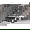Mexen Velar perete duș extensibil Walk-in 130 x 200 cm, mat 8 mm, crom - 871-130-000-33-01