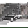 Mexen Velar mozgatható Walk-in zuhanyfal 160 x 200 cm, homályos 8 mm, króm - 871-160-000-33-01