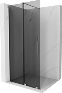 Mexen Velar perete de duș culisant Walk-in 80 x 200 cm, grafit 8 mm, crom - 871-080-000-43-01