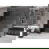 Mexen Velar összecsukható Walk-in zuhanyfal 100 x 200 cm, grafit 8 mm, króm - 871-100-000-43-01