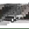 Mexen Velar mozgatható Walk-in zuhanyfal 160 x 200 cm, grafit 8 mm, króm - 871-160-000-43-01