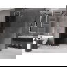 Mexen Velar mozgatható Walk-in zuhanyfal 160 x 200 cm, grafit 8 mm, króm - 871-160-000-43-01