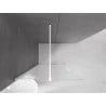 Mexen Velar perete de duș pliabil Walk-in 70 x 200 cm, mat 8 mm, alb - 871-070-000-33-20