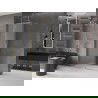 Mexen Velar mozgatható Walk-in zuhanyfal 140 x 200 cm, matt üveg 8 mm, arany - 871-140-000-33-50