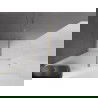 Mexen Velar perete de duș glisant Walk-in 140 x 200 cm, mat 8 mm, aurie - 871-140-000-33-50