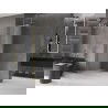 Mexen Velar kinyitható zuhanyfal 75 x 200 cm, homályos 8 mm, arany csiszolt - 871-075-000-33-55