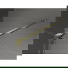 Mexen Velar perete de duș glisant Walk-in 120 x 200 cm, sticlă sablată 8 mm, finisaj aurit mat - 871-120-000-33-55