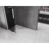 Mexen Velar összecsukható zuhanyfal Walk-in 90 x 200 cm, grafit 8 mm, fehér - 871-090-000-43-20