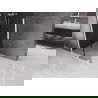 Mexen Velar perete de duș glisant Walk-in 100 x 200 cm, grafit 8 mm, alb - 871-100-000-43-20
