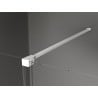Mexen Velar összecsukható zuhanyfal Walk-in 90 x 200 cm, grafit 8 mm, fehér - 871-090-000-43-20