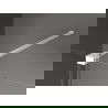 Mexen Velar Fürdőszobai zuhanyfal 85 x 200 cm, grafit 8 mm, fehér - 871-085-000-43-20
