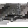 Mexen Velar Rugalmas Walk-in zuhanyfal 70 x 200 cm, grafit 8 mm, arany - 871-070-000-43-50