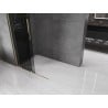 Mexen Velar perete de duș glisant Walk-in 70 x 200 cm, grafit 8 mm, aurie - 871-070-000-43-50