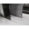 Mexen Velar tolózáró fal 130 x 200 cm, grafit 8 mm, arany - 871-130-000-43-50