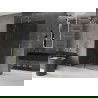 Mexen Velar kihúzható zuhanyfal Walk-in 160 x 200 cm, grafit 8 mm, arany - 871-160-000-43-50
