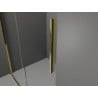 Mexen Velar tolózáró fal 130 x 200 cm, grafit 8 mm, arany - 871-130-000-43-50