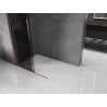 Mexen Velar perete de duș glisant Walk-in 80 x 200 cm, grafit 8 mm, aur roz - 871-080-000-43-60