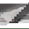 Mexen Velar mozgatható Walk-in zuhanyfal 160 x 200 cm, grafit 8 mm, rózsaarany - 871-160-000-43-60