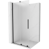 Mexen Velar perete de duș culisant Walk-in 90 x 200 cm, mat 8 mm, negru - 871-090-000-33-70