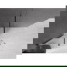 Mexen Velar perete de duș glisant Walk-in 100 x 200 cm, mat 8 mm, negru - 871-100-000-33-70