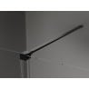 Mexen Velar állítható Walk-in zuhanyfal 90 x 200 cm, matt üveg 8 mm, fekete - 871-090-000-33-70
