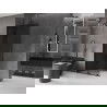 Mexen Velar toló zuhanyfal Walk-in 110 x 200 cm, grafit 8 mm, fekete - 871-110-000-43-70