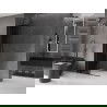 Mexen Velar panou de duș extensibil Walk-in 100 x 200 cm, grafit 8 mm, negru - 871-100-000-43-70