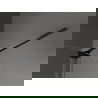 Mexen Velar perete de duș glisant Walk-in 85 x 200 cm, grafit 8 mm, negru - 871-085-000-43-70