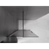 Mexen Velar kihúzható zuhanyfal Walk-in 100 x 200 cm, grafit 8 mm, fekete - 871-100-000-43-70