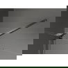 Mexen Velar üvegfal 75 x 200 cm, homályos 8 mm, gun gray kefézett - 871-075-000-33-66