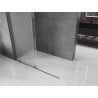 Mexen Velar toló zuhanyfal Walk-in 140 x 200 cm, homokfújt 8 mm, fém szürke csiszolt - 871-140-000-33-66