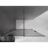 Mexen Velar perete dus extensibil Walk-in 140 x 200 cm, grafit 8 mm, gun gray periat - 871-140-000-43-66