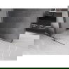 Mexen Velar nyitható zuhanyfal 75 x 200 cm, homokfújt üveg 8 mm, gun metal - 871-075-000-33-95