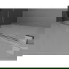 Mexen Velar nyitható zuhanyfal 75 x 200 cm, homokfújt üveg 8 mm, gun metal - 871-075-000-33-95