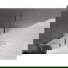 Mexen Velar panou de duș glisant Walk-in 70 x 200 cm, cristal mat 8 mm, metal gun - 871-070-000-33-95