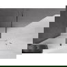 Mexen Velar perete de duș tip Walk-in 150 x 200 cm, mat 8 mm, gun metal - 871-150-000-33-95