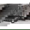 Mexen Velar perete duș glisant Walk-in 75 x 200 cm, grafit 8 mm, gun metal - 871-075-000-43-95