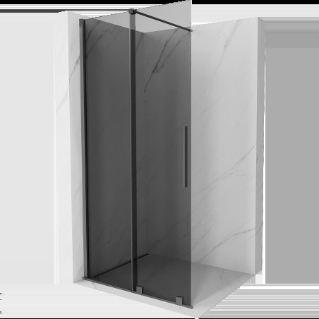 Mexen Velar panou de duș glisant Walk-in 80 x 200 cm, grafit 8 mm, gun metal - 871-080-000-43-95