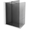 Mexen Velar kihúzható Walk-in zuhanyfal 160 x 200 cm, grafit 8 mm, gun metal - 871-160-000-43-95
