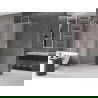 Mexen Velar mozgatható Walk-in zuhanyfal 160 x 200 cm, matt üveg 8 mm, matt nikkel - 871-160-000-33-97